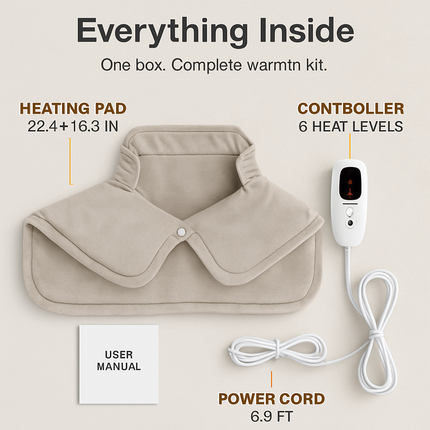 Weighted Heating Pad for Neck and Shoulders