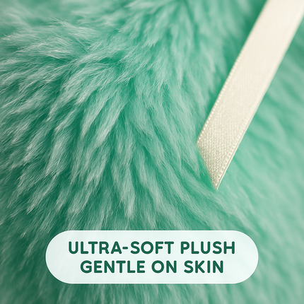 Plush-Cover 2L Hot Water Bottle for Pain Relief & Comfort