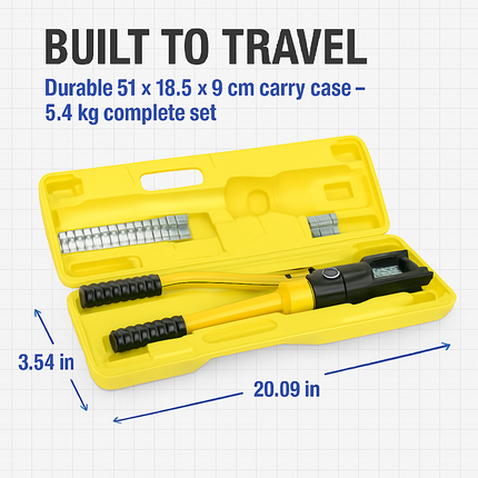 Hydraulic Wire Crimper for Terminals and Cable Lugs