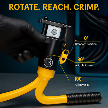 Hydraulic Wire Crimper for Terminals and Cable Lugs