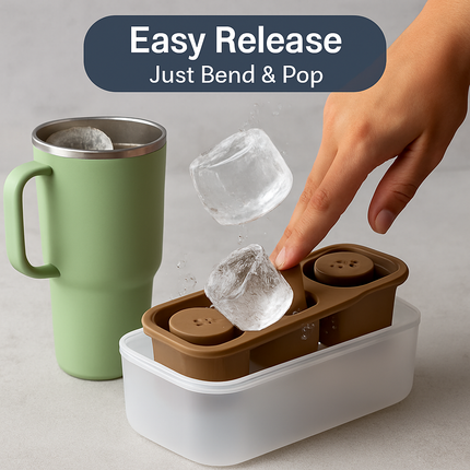 Ice Cube Tray for Cups - Hollow Cylinder Molds
