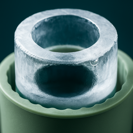Ice Cube Tray for Cups - Hollow Cylinder Molds