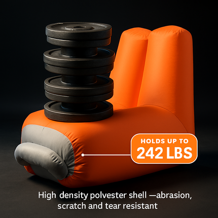 Inflatable Lounger Air Sofa Chair Couch w/ Portable Organizing Bag Waterproof Anti-Leaking for Backyard Lakeside Beach Traveling Camping Picnics