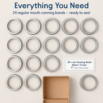 Regular Mouth Canning Jar Metal Rings Replacement Bands