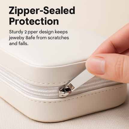 Mini Jewelry Storage Box: Portable Organizer for Rings