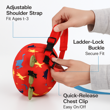Safety Harness Backpack - Hands-Free Walking Aid