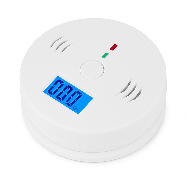 Battery Operated CO Alarm for Home Safety and Alert System