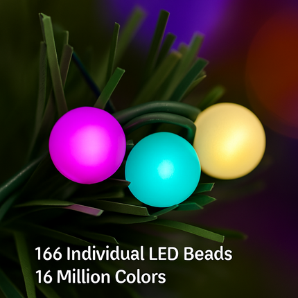 Collapsible Christmas Tree Lights with Remote App Control