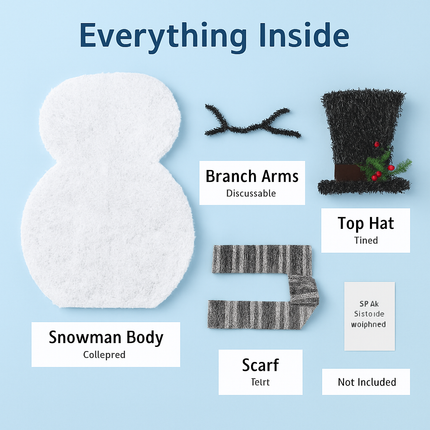 Snowman Light for Indoor/Outdoor Festive Decor