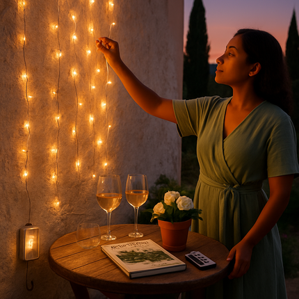 LED String Lights with Copper Wire 100 LEDs