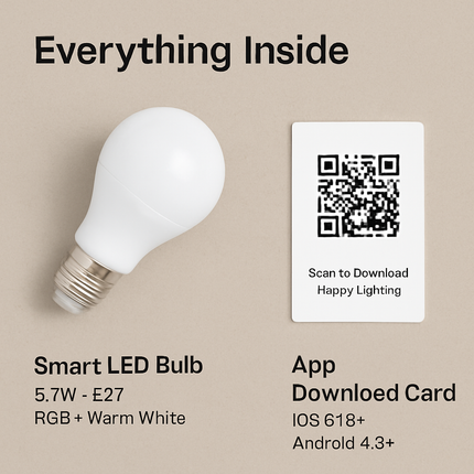 1.6 Million Color Smart Wireless LED Bulb Light