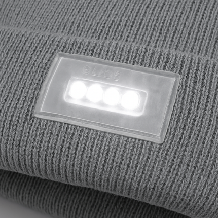 Unisex 5 LED Knitted Beanie Winter Warm Hat Camping Jogging Running Cap Headlamp