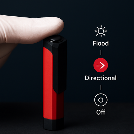 LED Pocket Pen Light - Compact Magnetic Flashlight