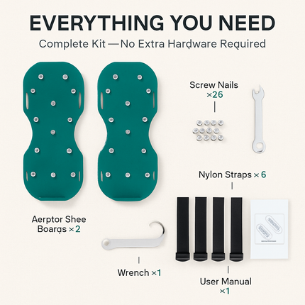 Lawn Aerator Shoes with Adjustable Straps for Lawn