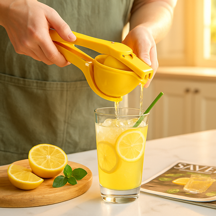 Lemon Squeezer Fold Flat Design 2-Hand Pivot