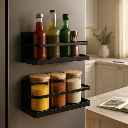 Magnetic Spice Rack Holder for Refrigerator & Stove