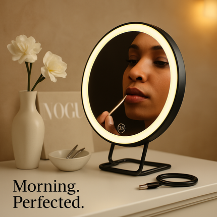 30X Magnifying Mirror with Light Travel Makeup Mirror