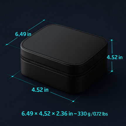Portable Travel Makeup Bag with LED Mirror
