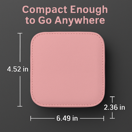 Portable Travel Makeup Bag with LED Mirror