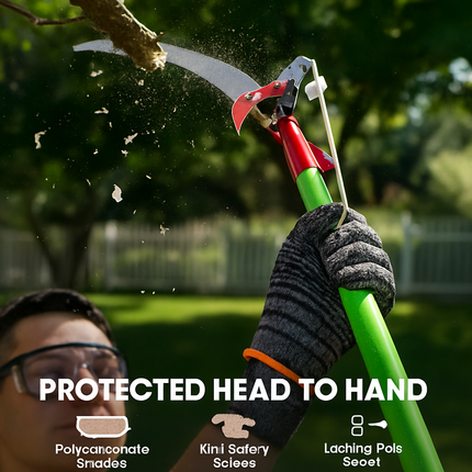 Extendable Manual Pole Saw for High Branches