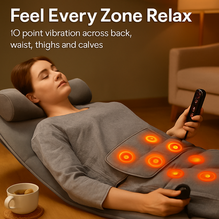Full Body Massage Mat with Heat Vibration