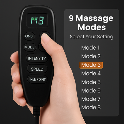 Full Body Massage Mat with Heat and Neck Pillow