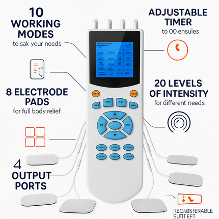 Tens Unit Muscle Stimulator for Pain Relief