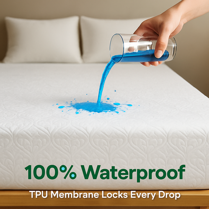 Waterproof Mattress Protector with Deep Pocket