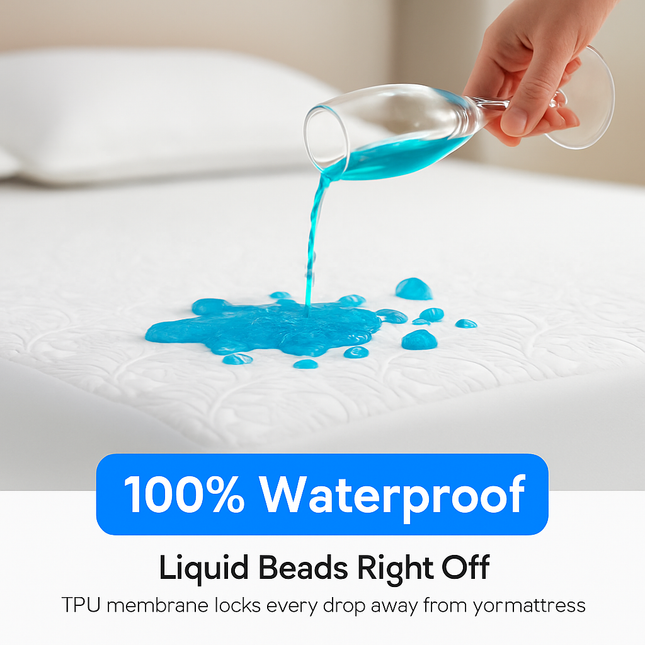 Waterproof Mattress Protector with Deep Pocket