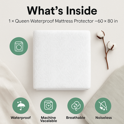 Waterproof Mattress Protector with Deep Pocket