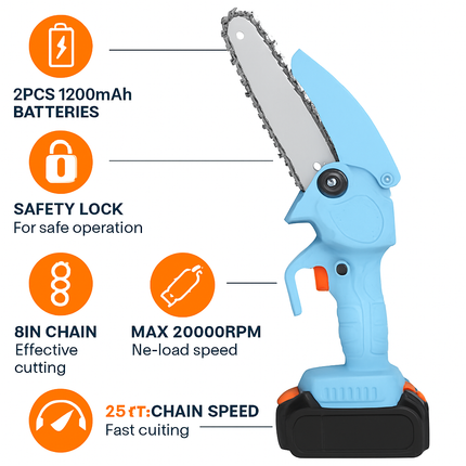 Mini Chainsaw Cordless Portable Pruning Tool