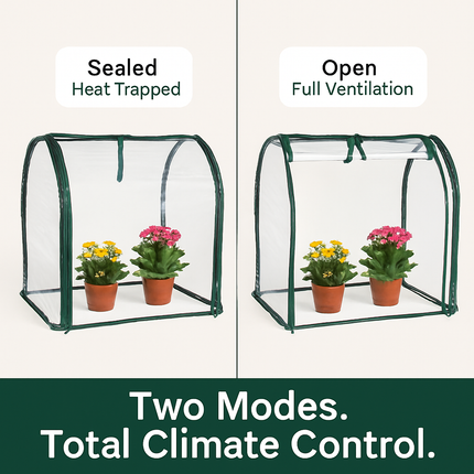 28.94" x 21.46" x 27.76" Tabletop Mini Greenhouse Portable Greenhouse for Spring Indoor Outdoor Garden Tent for Seed Starting Plant Protection Gardeni