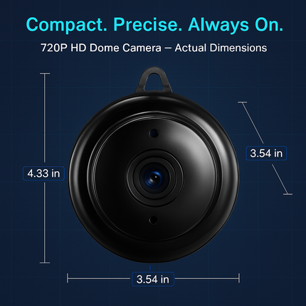 WiFi IP Camera with Motion Alerts and Night Vision