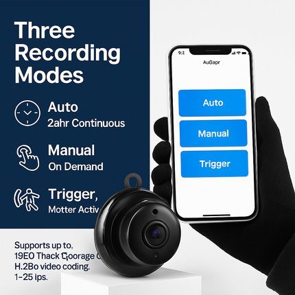 WiFi IP Camera with Motion Alerts and Night Vision