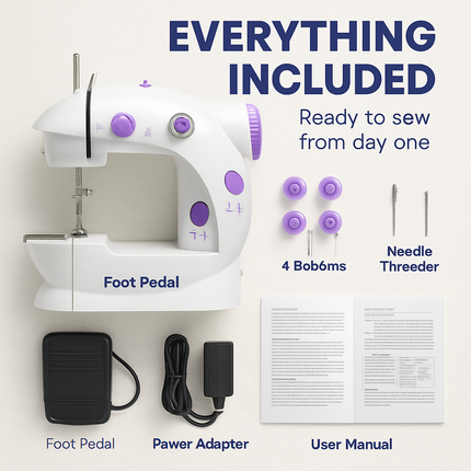 Electric Portable Sewing Machine for Home Projects