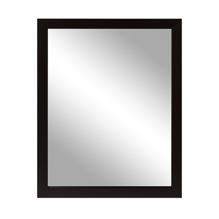 Wall Mount Mirror with Wood-Like Frame, Rectangular