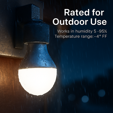 Motion Sensor LED Bulb with Auto On/Off for Hands-Free Use