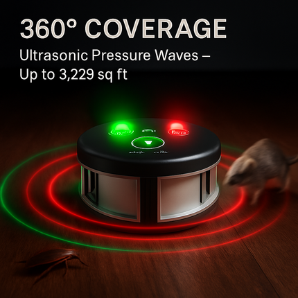360° Ultrasonic Pest Repeller Plug-in Indoor
