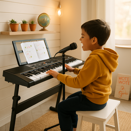 61 Keys Digital Music Keyboard with Stand