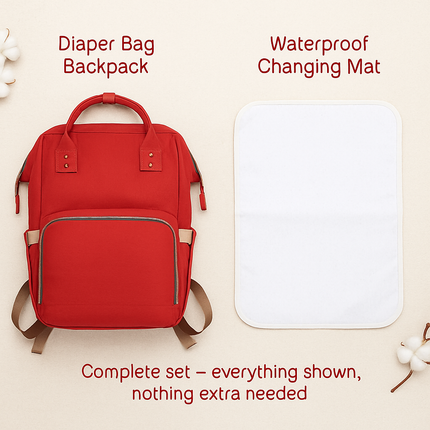 Mummy Diaper Bag Backpack for Travel and Everyday Use