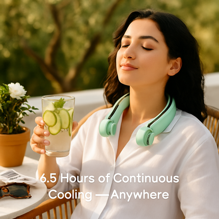 Neck Hanging Fan - Portable Hands-Free Cooling
