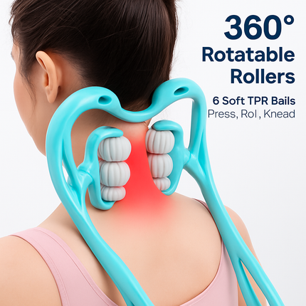 Neck Roller Massager for Targeted Neck & Body Relief