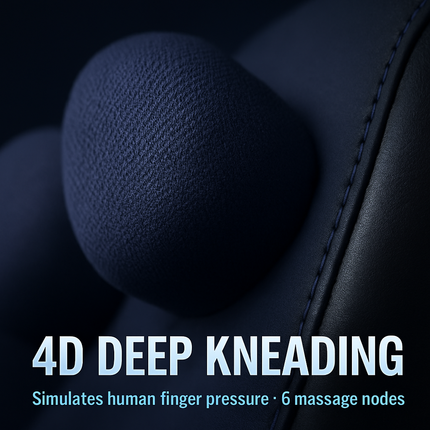 Cordless Neck Massager Pillow with Heat and Shiatsu