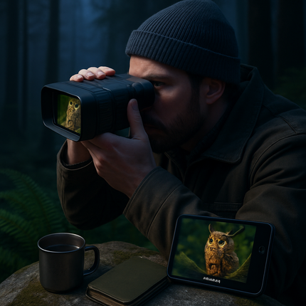 Night Vision Goggles 4K Binoculars with 10X Zoom
