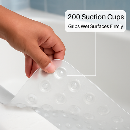 Bath Tub Mat for Safe, Non-Slip Bathroom Floors