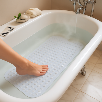 Bath Tub Mat for Safe, Non-Slip Bathroom Floors