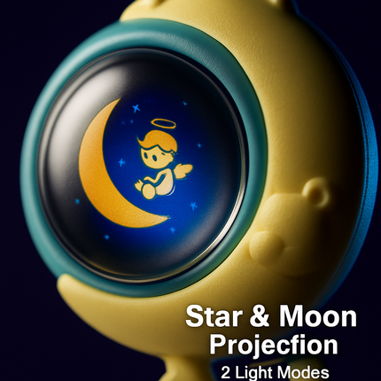 Baby Musical Crib Bell with Mobile & Star Projection