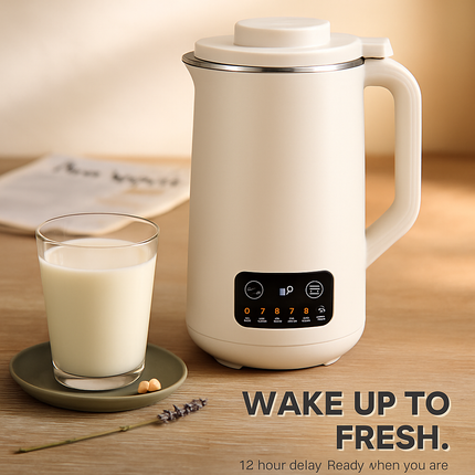 Nut Milk Maker with Delay Function and Self-Cleaning