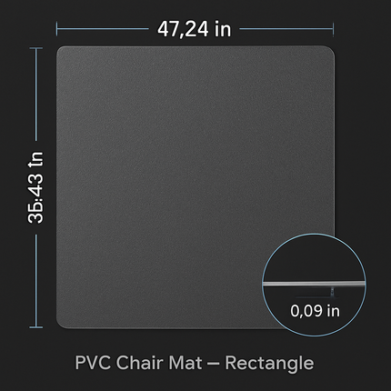 Chair Desk Floor Mat for Hardwood Floors