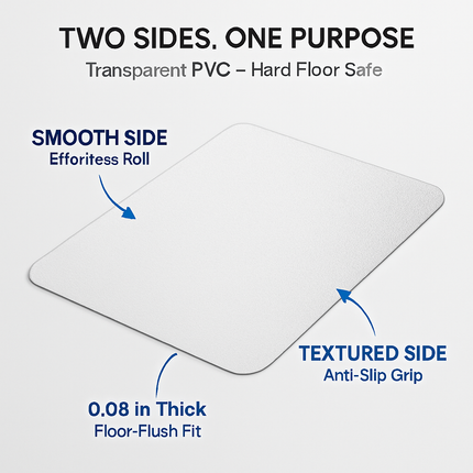Chair Desk Floor Mat for Hardwood Floors